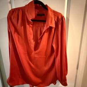 Banana Republic Vibrant Orange Blouse